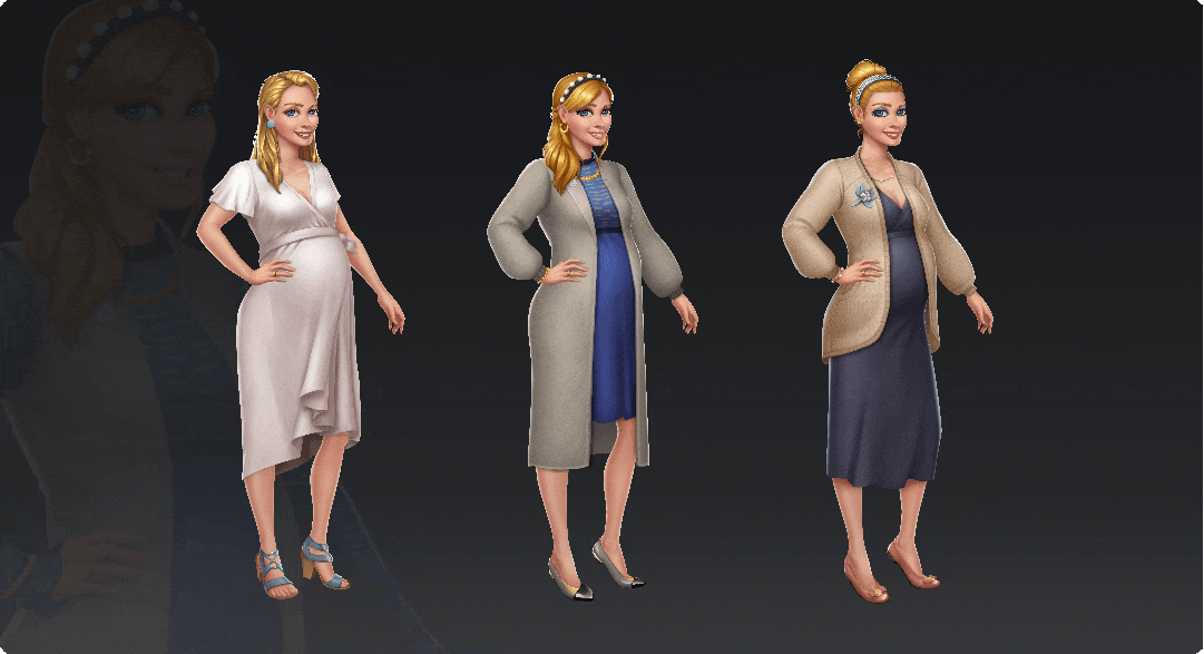 event twins - female characters