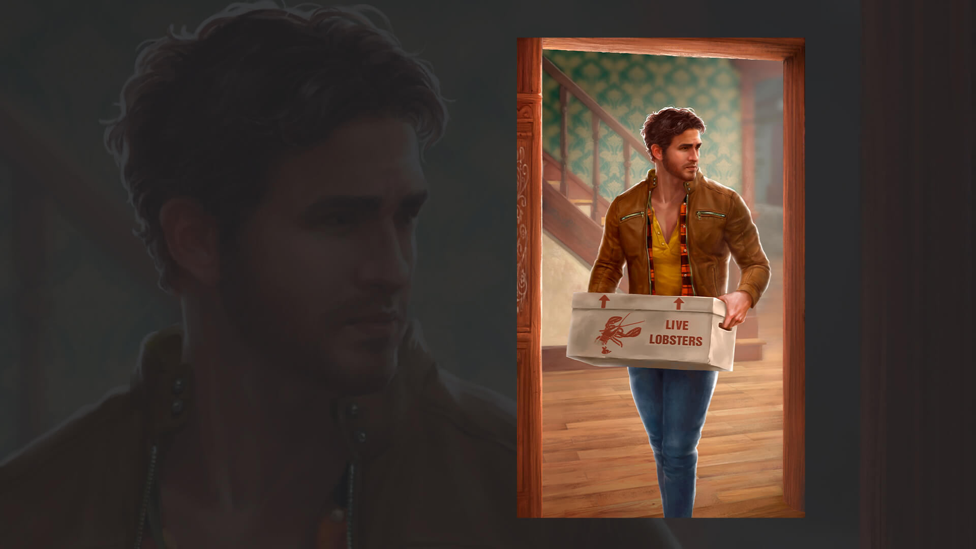 2D illustration – Courier