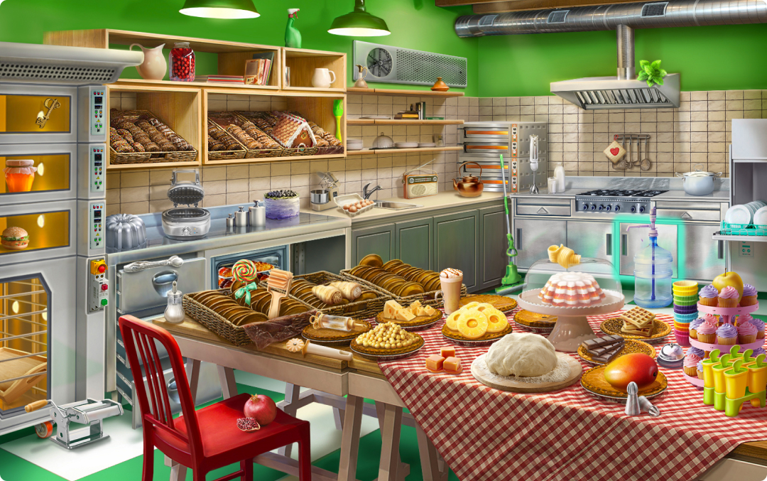 Claire Hart kitchen game art