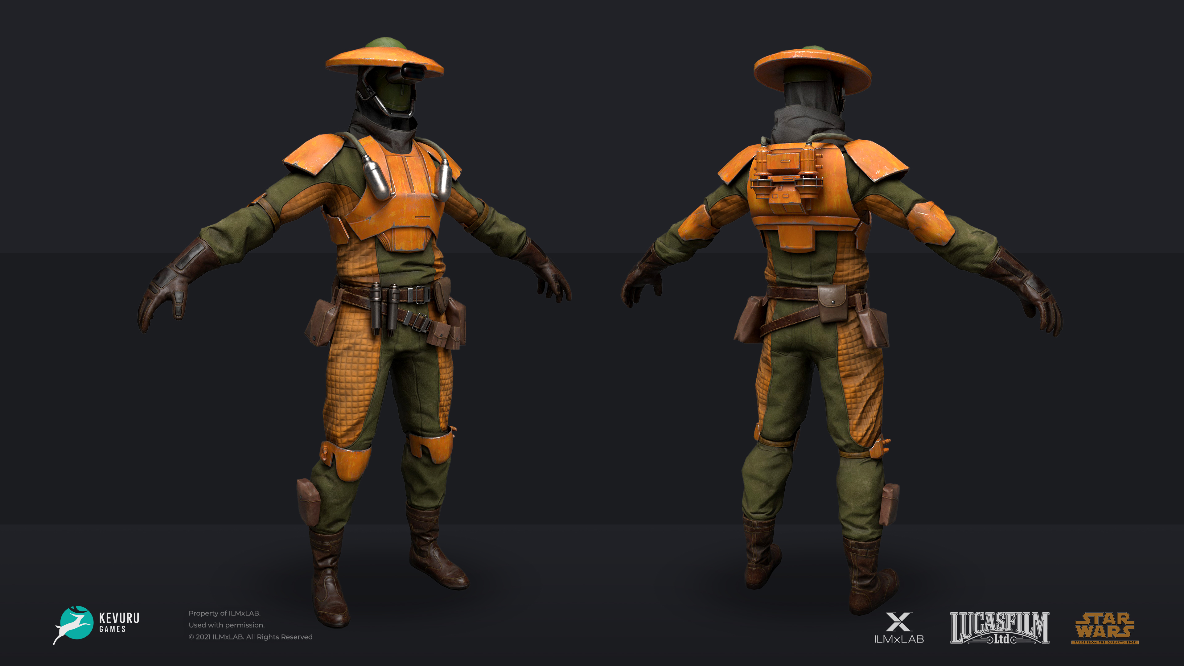 Star Wars character 3d